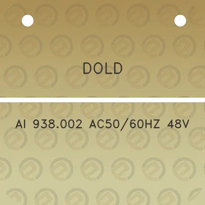 dold-ai-938002-ac5060hz-48v