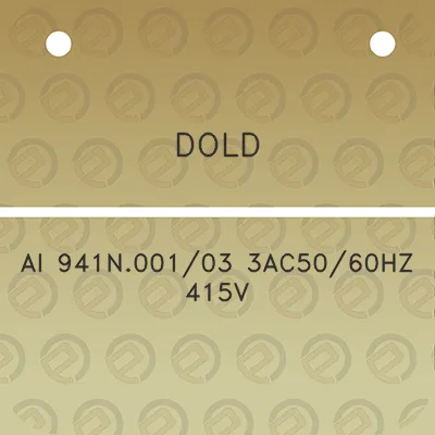 dold-ai-941n00103-3ac5060hz-415v