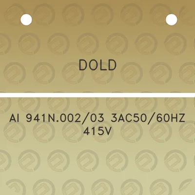 dold-ai-941n00203-3ac5060hz-415v