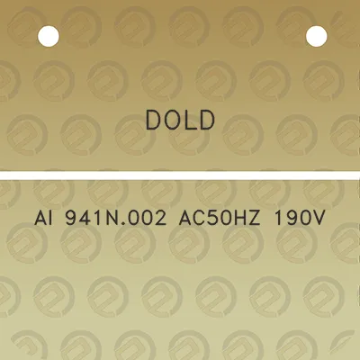 dold-ai-941n002-ac50hz-190v