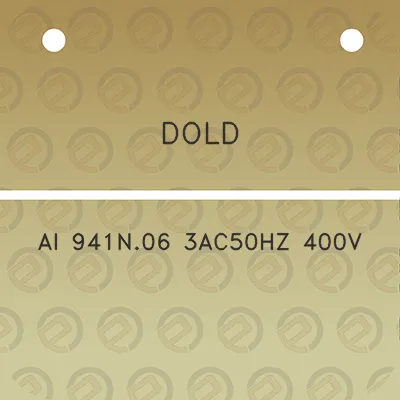 dold-ai-941n06-3ac50hz-400v