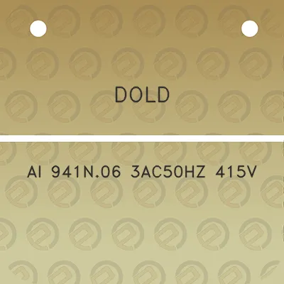 dold-ai-941n06-3ac50hz-415v