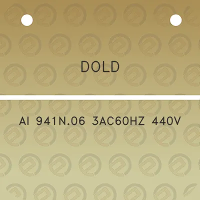 dold-ai-941n06-3ac60hz-440v