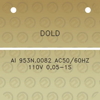 dold-ai-953n0082-ac5060hz-110v-005-1s