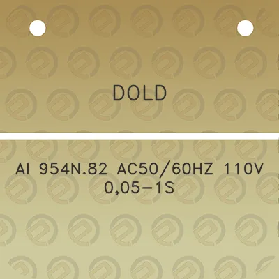 dold-ai-954n82-ac5060hz-110v-005-1s