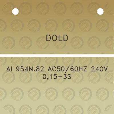 dold-ai-954n82-ac5060hz-240v-015-3s