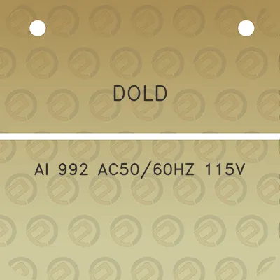 dold-ai-992-ac5060hz-115v