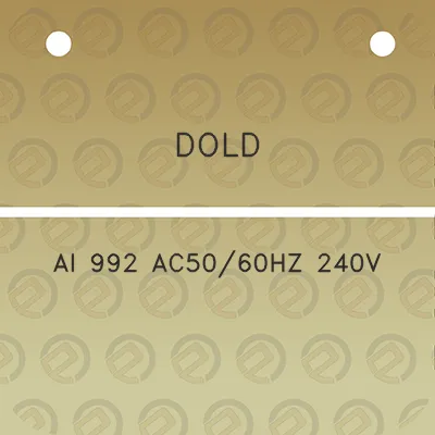 dold-ai-992-ac5060hz-240v