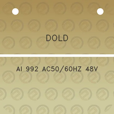 dold-ai-992-ac5060hz-48v