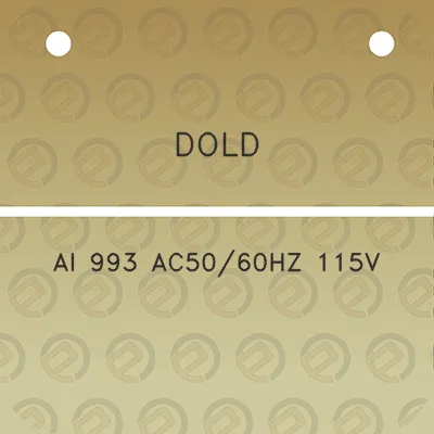 dold-ai-993-ac5060hz-115v