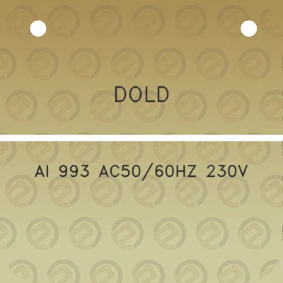 dold-ai-993-ac5060hz-230v