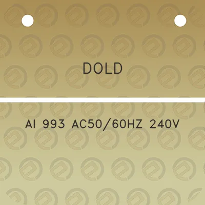 dold-ai-993-ac5060hz-240v