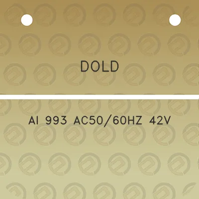 dold-ai-993-ac5060hz-42v