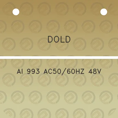 dold-ai-993-ac5060hz-48v