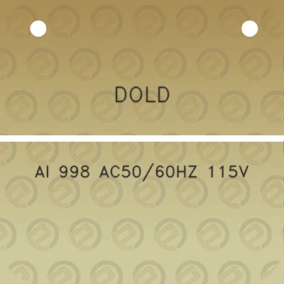 dold-ai-998-ac5060hz-115v