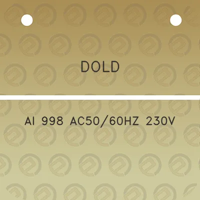 dold-ai-998-ac5060hz-230v