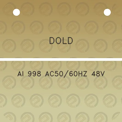 dold-ai-998-ac5060hz-48v