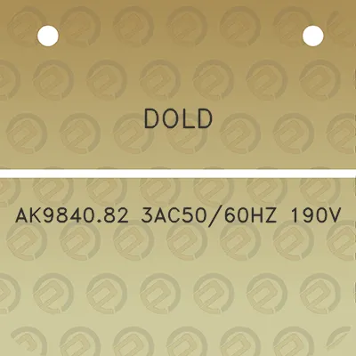 dold-ak984082-3ac5060hz-190v