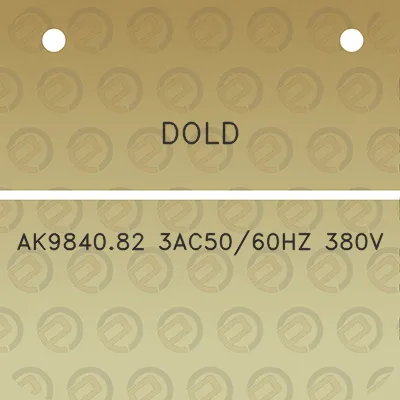 dold-ak984082-3ac5060hz-380v