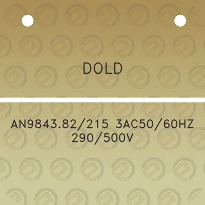 dold-an984382215-3ac5060hz-290500v