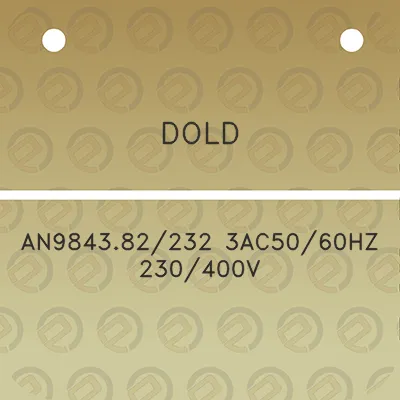 dold-an984382232-3ac5060hz-230400v