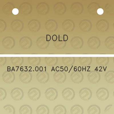 dold-ba7632001-ac5060hz-42v