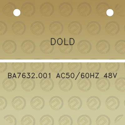 dold-ba7632001-ac5060hz-48v