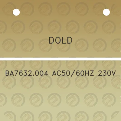 dold-ba7632004-ac5060hz-230v