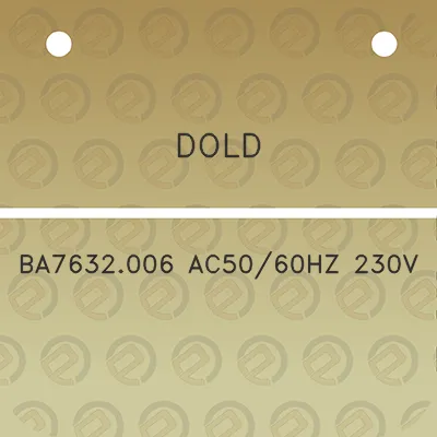 dold-ba7632006-ac5060hz-230v