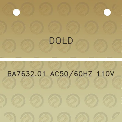 dold-ba763201-ac5060hz-110v