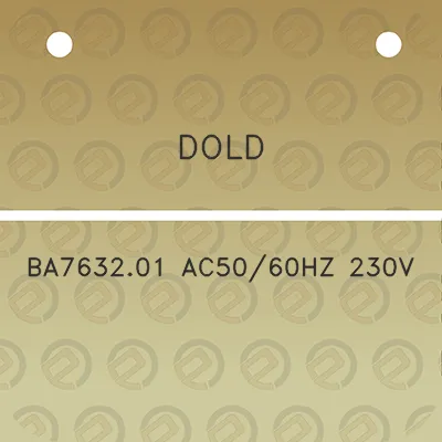 dold-ba763201-ac5060hz-230v