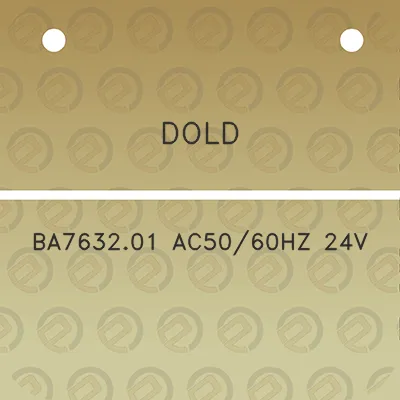 dold-ba763201-ac5060hz-24v