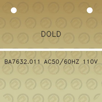 dold-ba7632011-ac5060hz-110v