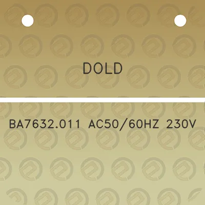 dold-ba7632011-ac5060hz-230v