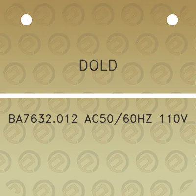 dold-ba7632012-ac5060hz-110v