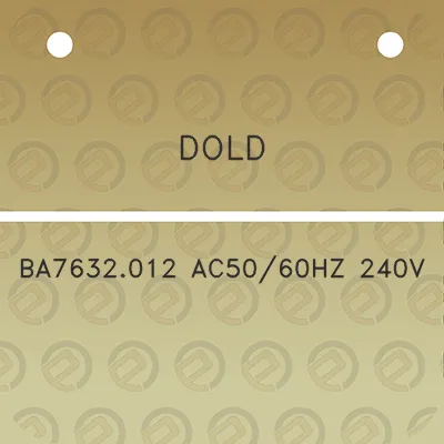 dold-ba7632012-ac5060hz-240v