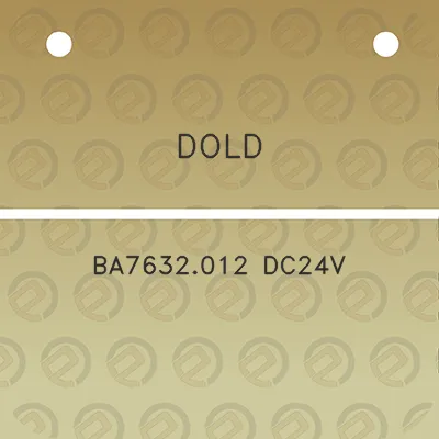 dold-ba7632012-dc24v