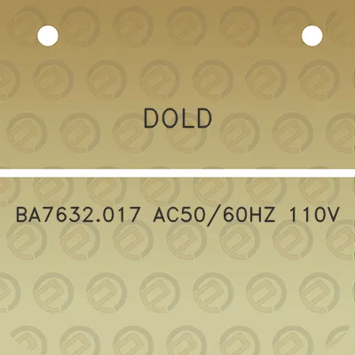 dold-ba7632017-ac5060hz-110v