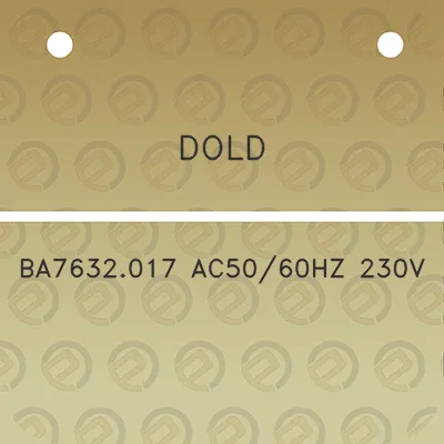 dold-ba7632017-ac5060hz-230v