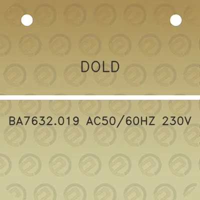 dold-ba7632019-ac5060hz-230v