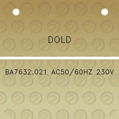 dold-ba7632021-ac5060hz-230v