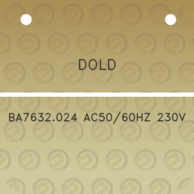 dold-ba7632024-ac5060hz-230v