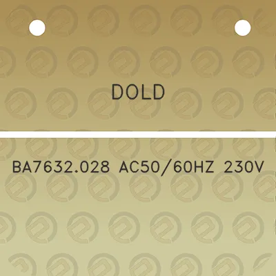 dold-ba7632028-ac5060hz-230v