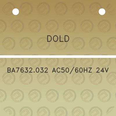 dold-ba7632032-ac5060hz-24v