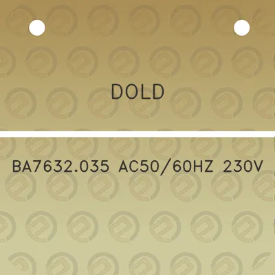 dold-ba7632035-ac5060hz-230v