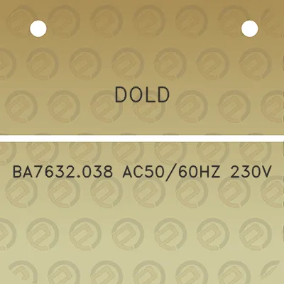 dold-ba7632038-ac5060hz-230v