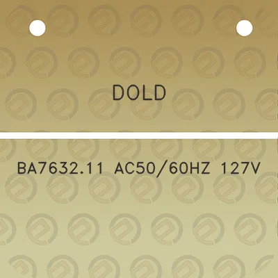 dold-ba763211-ac5060hz-127v