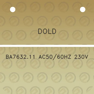 dold-ba763211-ac5060hz-230v