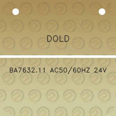 dold-ba763211-ac5060hz-24v