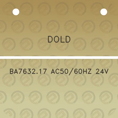 dold-ba763217-ac5060hz-24v